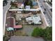 Aerial view of a multi-building property with parking area at 2752 Miner St, Idaho Springs, CO 80452