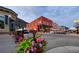 Evening view of town square with shops and restaurants at 2752 Miner St, Idaho Springs, CO 80452