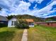 White house with a walkway and mountain backdrop at 2752 Miner St, Idaho Springs, CO 80452