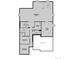 Basement floor plan with recreation room and flex room at 8845 Yellowcress St, Littleton, CO 80125