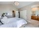 Main bedroom with ensuite bathroom access and large closet at 1231 Carlyle Park Cir, Highlands Ranch, CO 80129