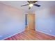 Bedroom with hardwood floors and a ceiling fan at 40 S Chase Dr, Lakewood, CO 80226