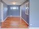 Dining room with hardwood floors and built-in cabinets at 40 S Chase Dr, Lakewood, CO 80226