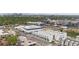 Aerial view of modern townhomes and surrounding area at 4273 E 8Th Ave, Denver, CO 80210