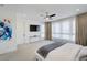 Spacious main bedroom with large windows and ceiling fan at 4224 E Dickenson Pl, Denver, CO 80222