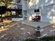Backyard patio with seating area and landscaping at 2789 S Ivan Way, Denver, CO 80227