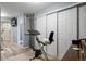 Finished basement with exercise equipment and storage at 1811 S Quebec Way # 134, Denver, CO 80231