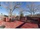 Deck with table and chairs, offering backyard views at 2048 Spencer St, Longmont, CO 80501