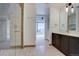 Spa-like bathroom with walk-in shower and large closet at 1750 Wewatta St # 1313, Denver, CO 80202