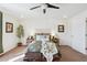 Primary bedroom with carpeted floor and neutral decor at 2090 Candleglow St, Castle Rock, CO 80109