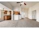 Open concept living room, kitchen and dining area at 4608 Copeland Loop # 201, Highlands Ranch, CO 80126