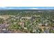 Aerial view of property and neighborhood, showing location and surrounding landscape at 6685 E Exposition Ave, Denver, CO 80224