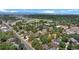 Aerial view of house and surrounding neighborhood, showcasing property location and nearby amenities at 6685 E Exposition Ave, Denver, CO 80224