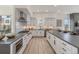 Bright kitchen featuring white cabinets and a spacious island at 2680 Westview Way # 55, Superior, CO 80027