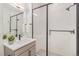 Bathroom with a walk-in shower and modern vanity at 2680 Westview Way # 55, Superior, CO 80027