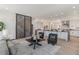 Spacious living room with modern furniture and fireplace at 2680 Westview Way # 55, Superior, CO 80027