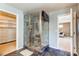 Large walk-in shower with modern finishes at 7005 S Fultondale Cir, Aurora, CO 80016