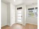 Bright entryway with a modern door and closet at 22183 E 7Th Pl, Aurora, CO 80018