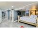 Spacious main bedroom with ensuite bathroom in basement at 7321 Carnation Pl, Commerce City, CO 80022