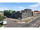 Aerial view of townhomes under construction, showcasing the community at 10 Oneida Ct, Denver, CO 80230