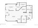 Floor plan showcasing a spacious living room and primary bedroom at 300 W 11Th Ave # 4F, Denver, CO 80204