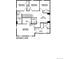 Second floor plan featuring four bedrooms, two baths, and a loft area at 6518 13Th St, Frederick, CO 80530