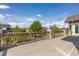 Spacious deck overlooking the backyard, perfect for outdoor entertaining at 1199 Links Ct, Erie, CO 80516