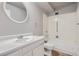 Clean bathroom with tub and vanity at 3164 S Wheeling Way # 308, Aurora, CO 80014