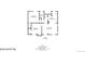 Floor plan of a home with two bedrooms, a kitchen, a living area, and a porch at 730 E Alameda Ave, Denver, CO 80209