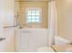 Bathroom with walk-in tub and grab bars at 3278 S Oneida Way, Denver, CO 80224