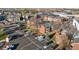 Aerial view of apartment building and surrounding parking lot at 10150 E Virginia Ave # 2-205, Denver, CO 80247
