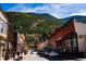 Scenic mountain town street with shops and cars at 2121 Hummingbird Way # 203, Georgetown, CO 80444