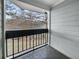 Private balcony overlooking a small backyard at 5550 W 80Th Pl # 20, Arvada, CO 80003