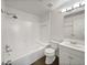 Clean bathroom with a bathtub and shower at 5550 W 80Th Pl # 20, Arvada, CO 80003