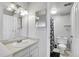 Neat bathroom, featuring a vanity and shower at 17662 E Loyola Dr # 2132L, Aurora, CO 80013