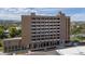 Aerial view of a modern apartment building at 3575 Chestnut Pl # 605, Denver, CO 80216