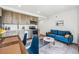 Open-concept kitchen with stainless steel appliances at 3575 Chestnut Pl # 605, Denver, CO 80216