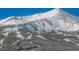 Aerial view of a snow covered mountain with ski slopes at 518 S Ridge St # 518, Breckenridge, CO 80424