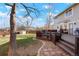 Landscaped backyard with deck, hot tub and shed at 11102 Zephyr St, Westminster, CO 80021