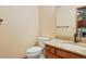 Bathroom with granite vanity and updated fixtures at 11102 Zephyr St, Westminster, CO 80021