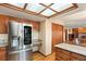 Kitchen boasts stainless steel refrigerator and ample wood cabinetry at 11102 Zephyr St, Westminster, CO 80021