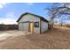 Detached two-car garage with additional storage space at 5401 N Pecos St, Denver, CO 80221