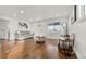 Open living area with hardwood floors and neutral decor at 5401 N Pecos St, Denver, CO 80221