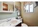 Clean bathroom with updated vanity and decor at 352 Antelope Run, Elizabeth, CO 80107