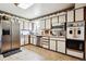 Kitchen with stainless steel appliances and wood cabinets at 352 Antelope Run, Elizabeth, CO 80107