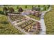 Community garden with numerous individual plots and a central seating area at 6562 Arbor Blvd # 5, Thornton, CO 80602