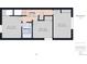 Two-story floor plan, showing a kitchen, bathroom, and multiple rooms at 2115 Coronado Pkyn # B, Denver, CO 80229