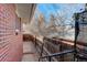 Brick patio and fenced backyard providing outdoor space at 6193 S Prescott St, Littleton, CO 80120