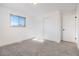 Spacious basement bedroom with grey carpet and closet at 7956 Joan Dr, Denver, CO 80221