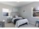 Cozy bedroom with a comfortable bed and modern decor at 1925 S Hazel Ct, Denver, CO 80219